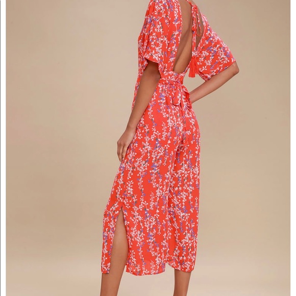 Floral jumpsuit - Picture 1 of 8